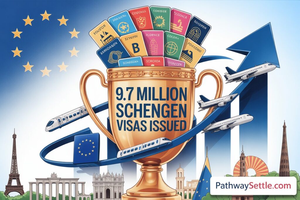 9.7 Million Schengen Visas