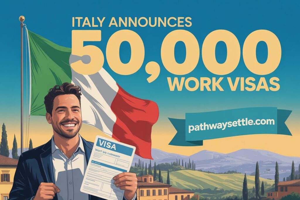 Italy announces work visas