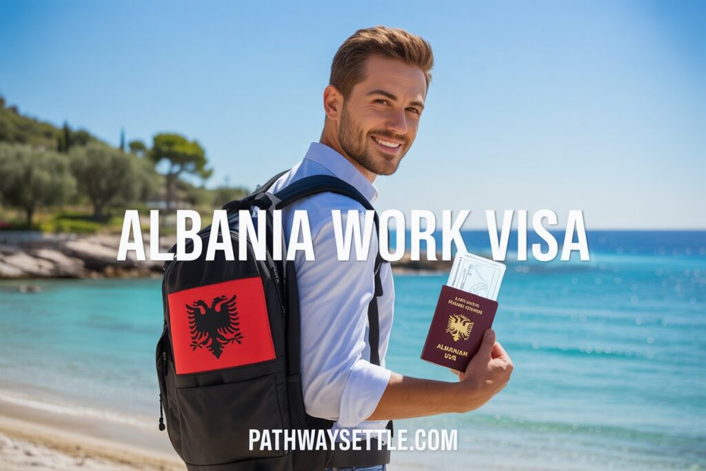 Albania work visa cost