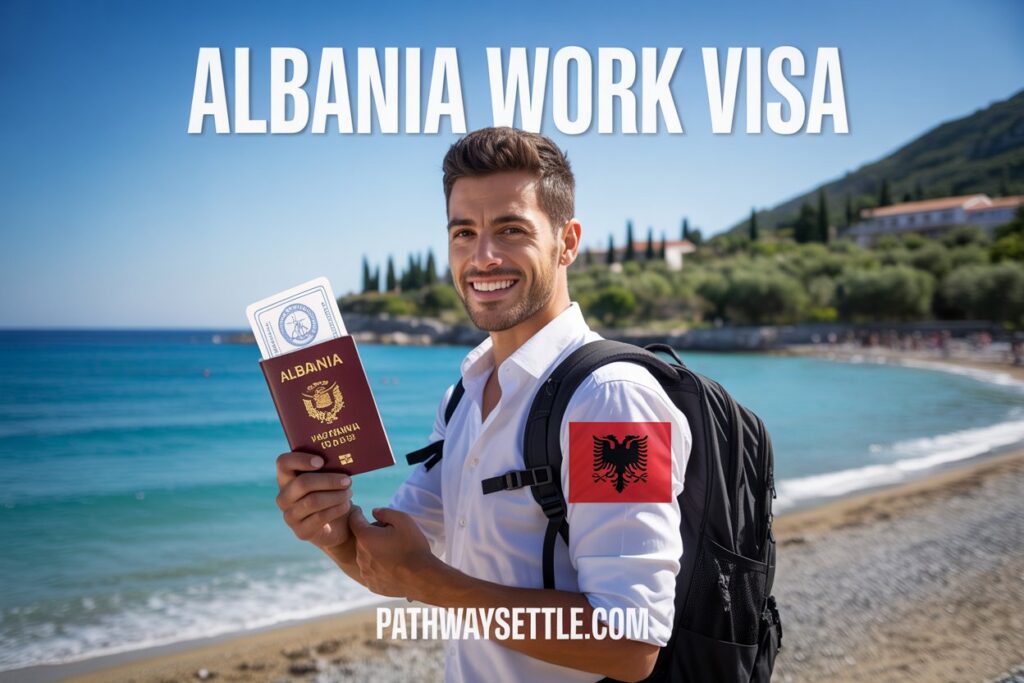 how to apply for Albania work visa