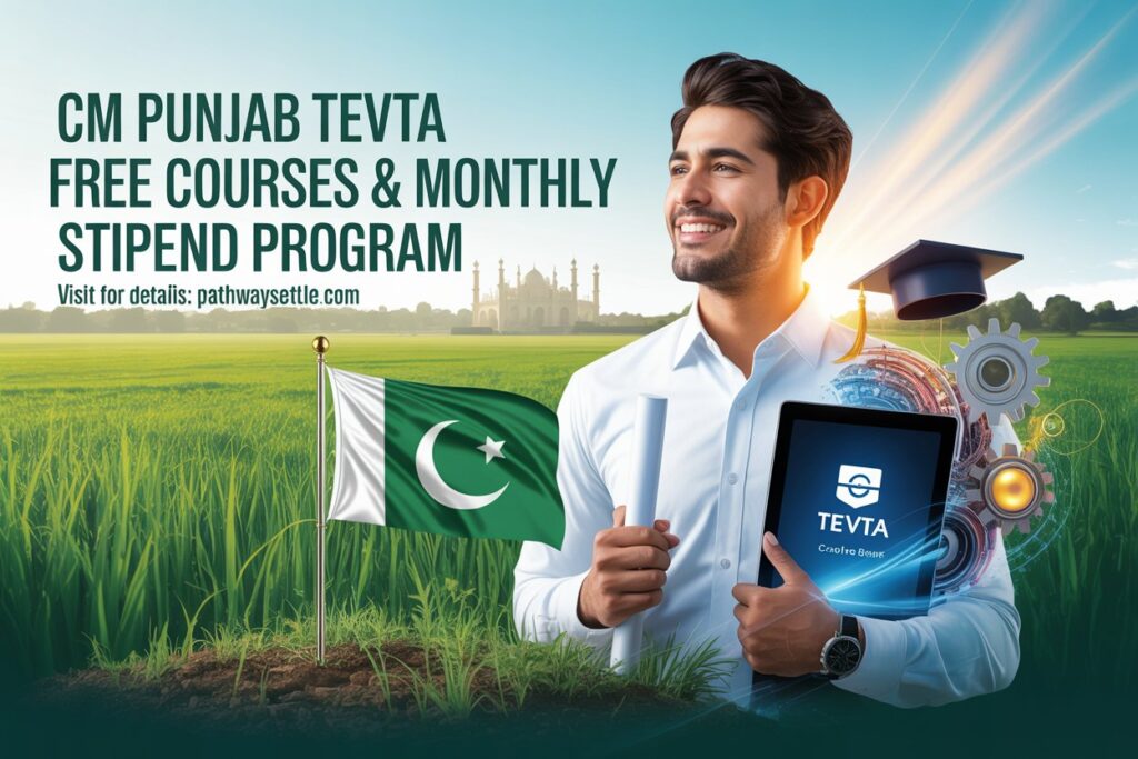 CM Punjab TEVTA Free Courses & Monthly Stipend Program