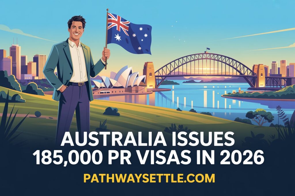 The Australian government  Issues 185,000 PR Visas in 2026